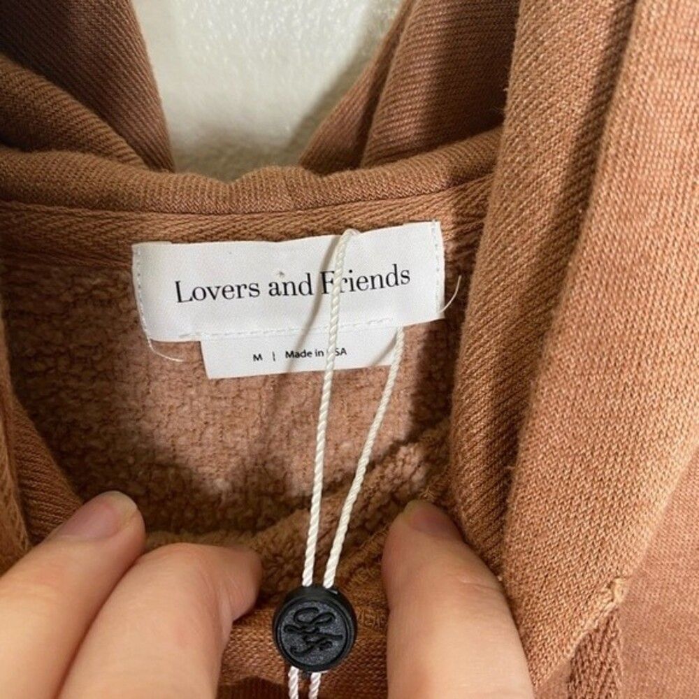 New Lovers + Friends Oversized Hoodie Mocha Nude medium - Picture 4 of 7